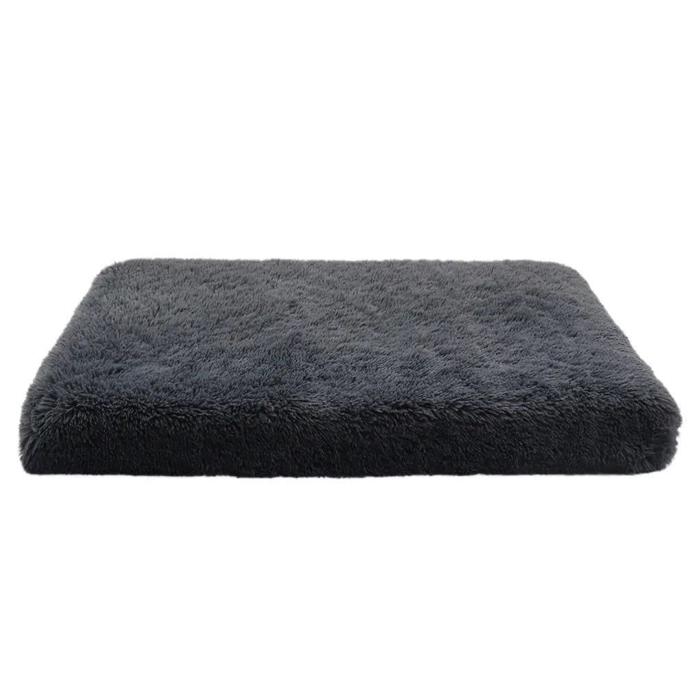 Furrverse Soft Plush Pet Bed, Washable Zippered Cushion, Large Dog Mattress, Cat Mat, 3D Foam, Non-Slip Mat